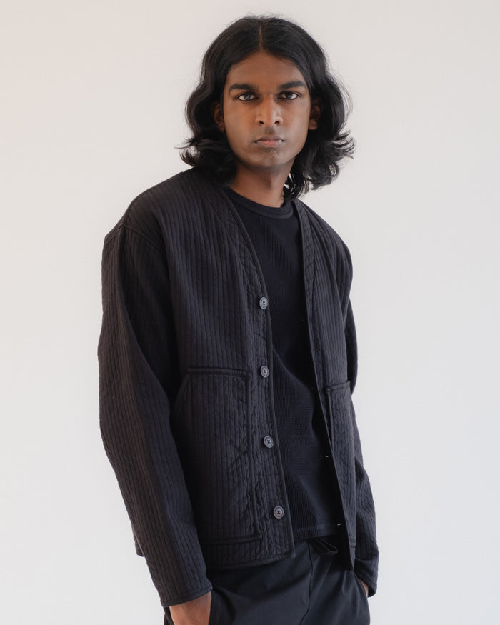 Eat Dust Baseball Cardigan Armor Cotton Black