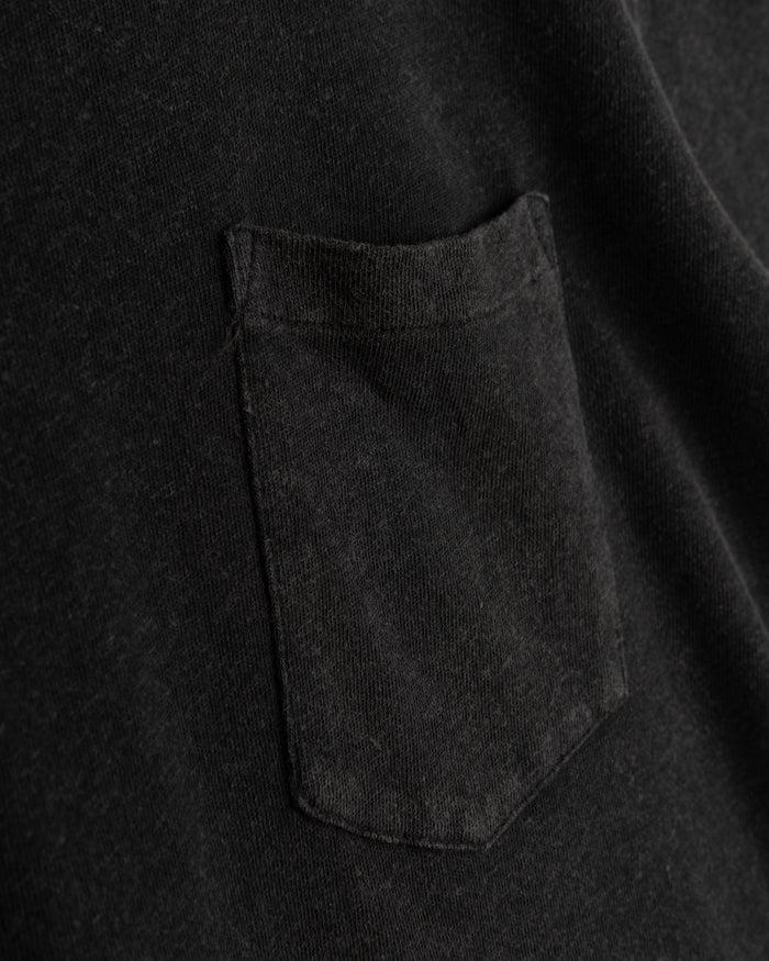 Eat Dust Basic Pocket T Cotton Hemp Vintage Black