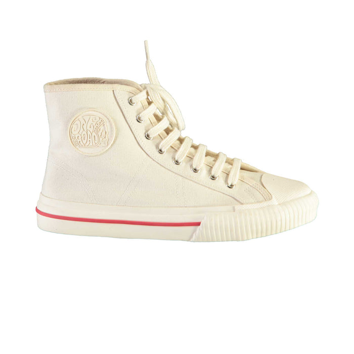 Eat Dust Basket High Canvas Ecru Canvas