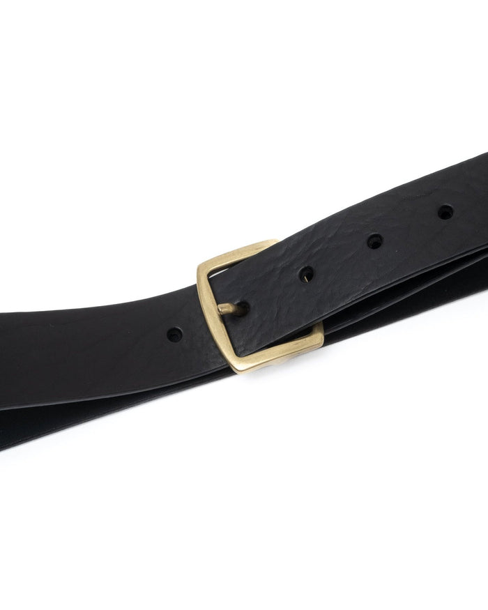 Eat Dust Belt Bridge Leather Black