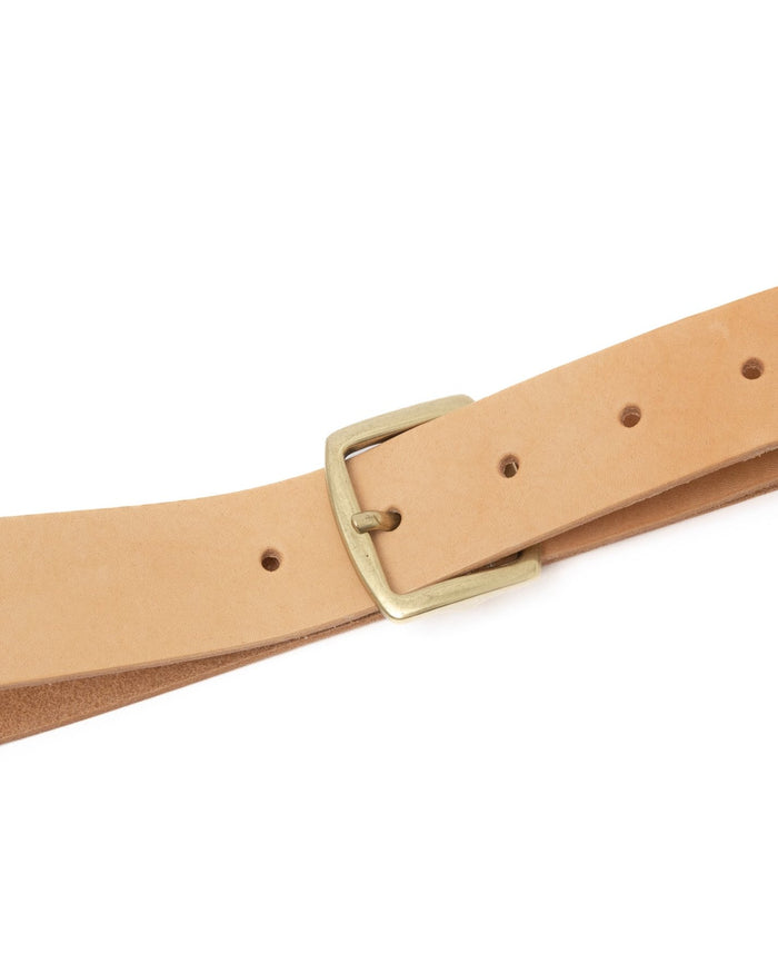 Eat Dust Belt Bridge Leather Natural