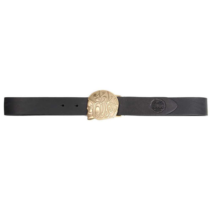 Eat Dust Belt Skull Logo Black