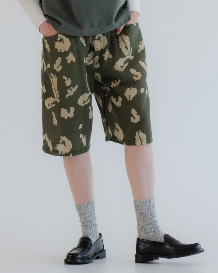 Eat Dust Bermuda Cloud Camo Mesh Mint/Off White