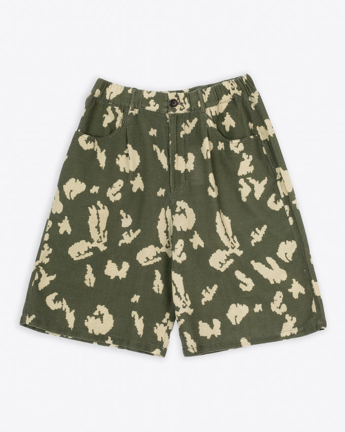 eat dust Bermuda Cloud Camo Mesh Mint/Off White