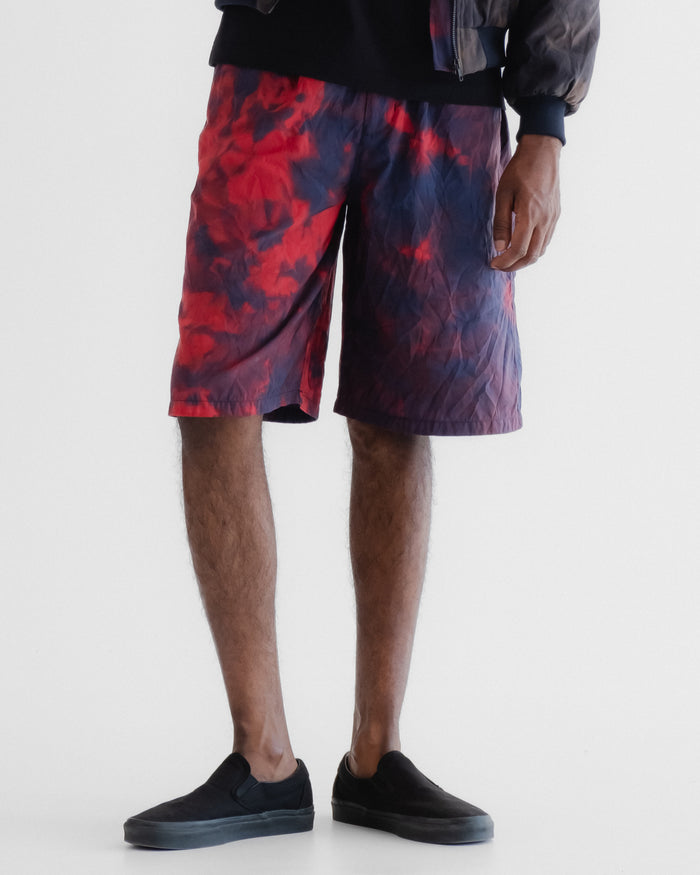 Eat Dust Bermuda Tie Dye Nylon Coral