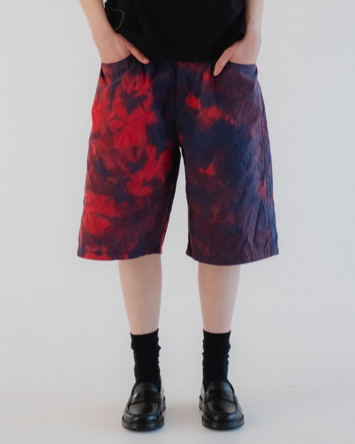 Eat Dust Bermuda Tie Dye Nylon Coral