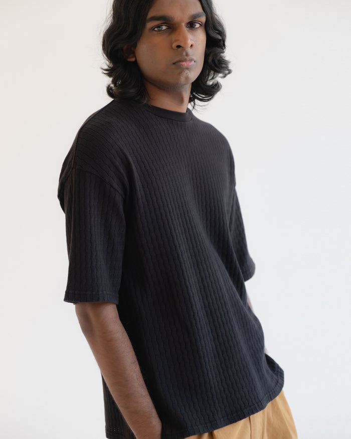 Eat Dust Big T Cotton Mesh Black