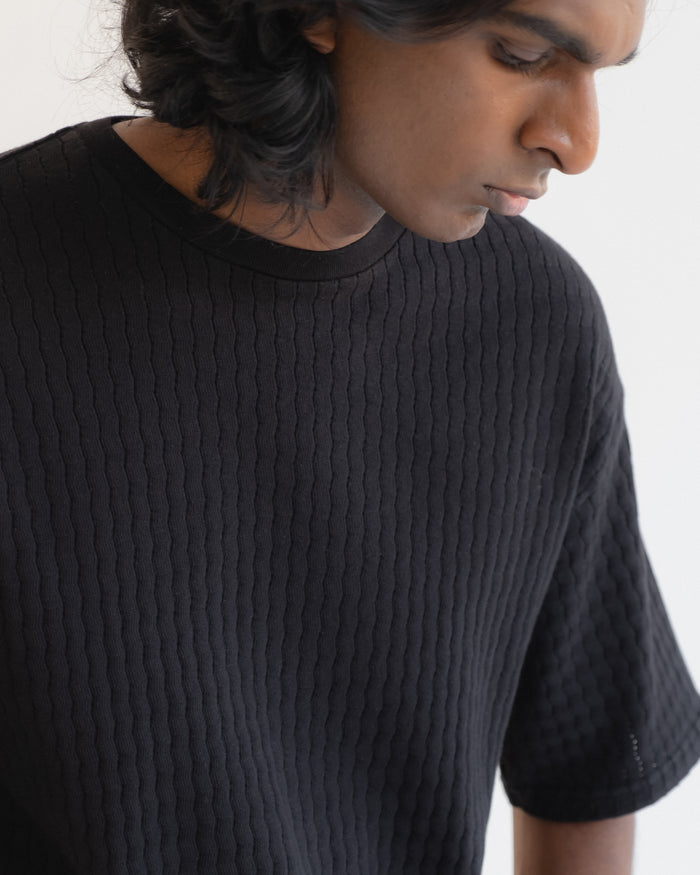 Eat Dust Big T Cotton Mesh Black