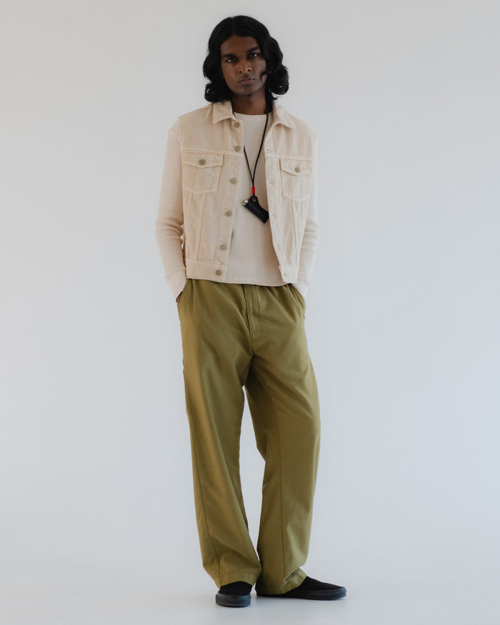 Eat Dust Biker Vest Obi Cotton Cement