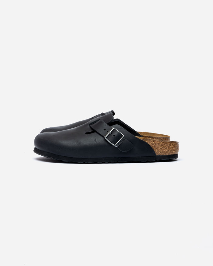 Eat Dust Birkenstock Boston Black (Narrow)
