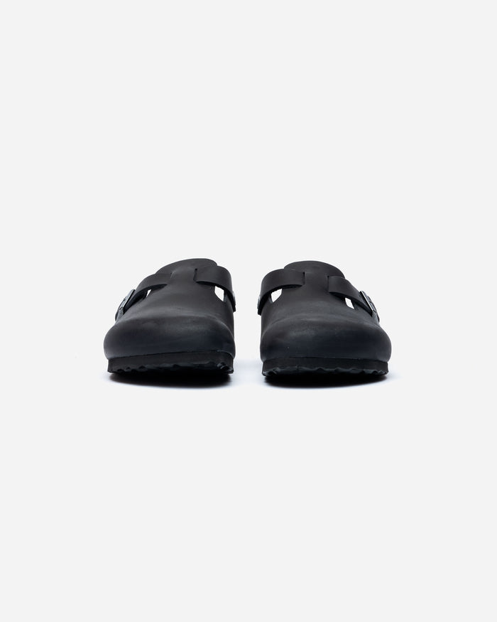 Eat Dust Birkenstock Boston Black (Narrow)