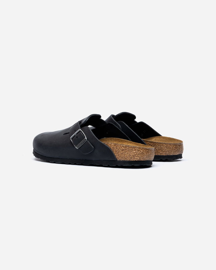 Eat Dust Birkenstock Boston Black (Narrow)