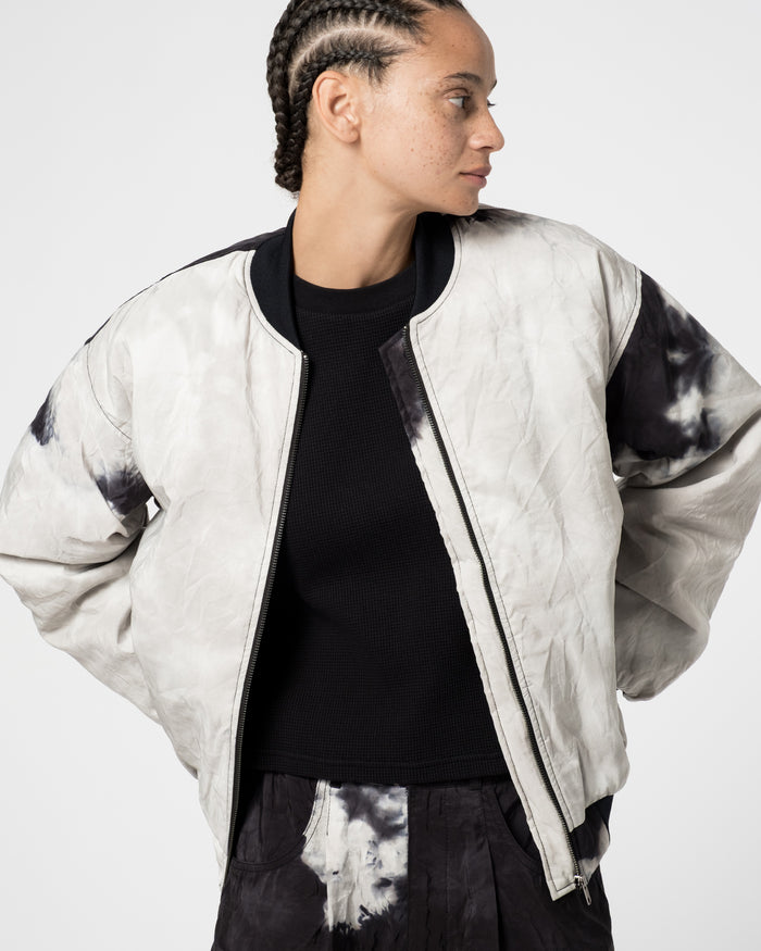 Eat Dust Bomber Tie Dye Nylon Deep Sea