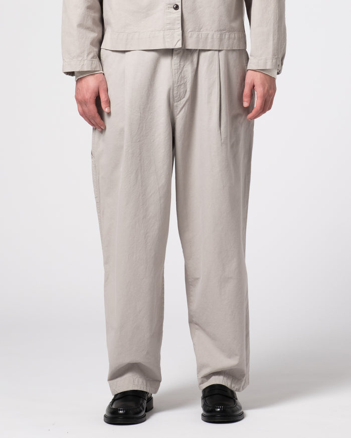 Eat Dust British Worker Cotton Linen Oyster