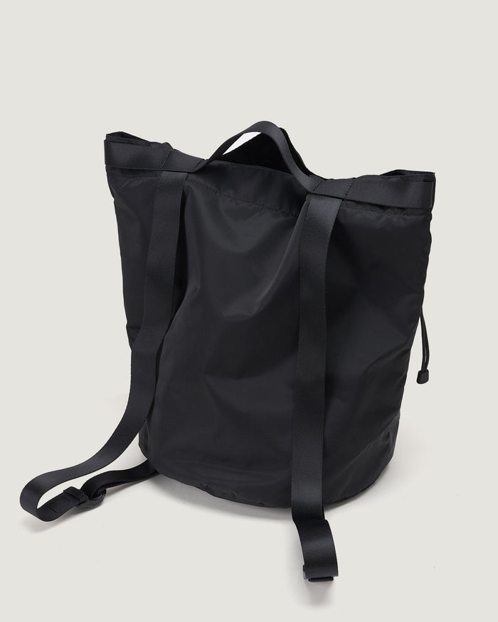 Eat Dust Bucket Backpack Nylon Twill Black