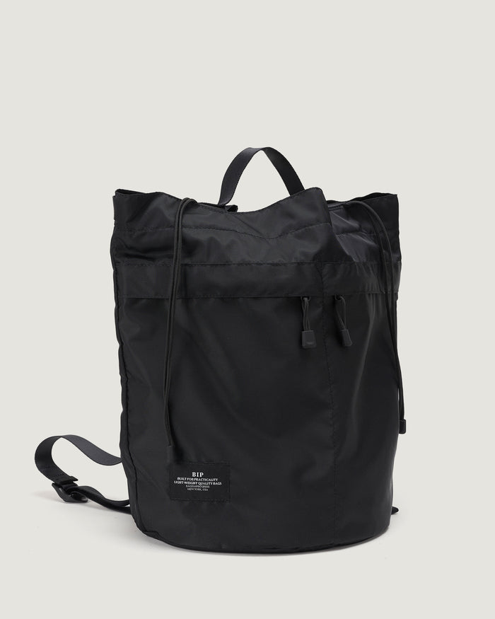 Eat Dust Bucket Backpack Nylon Twill Black