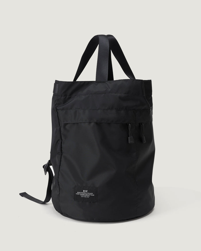eat dust Bucket Backpack Nylon Twill Black