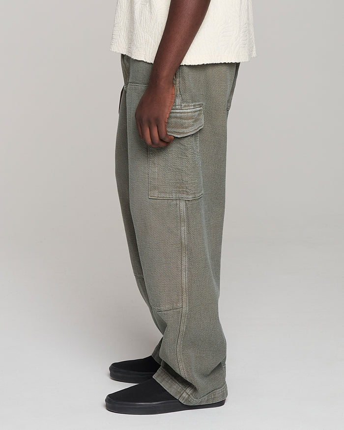 Eat Dust Cargo Pants A-Gi Cotton Grape Leaf