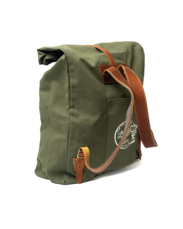 Eat Dust Chopper Backpack Big Canvas Khaki
