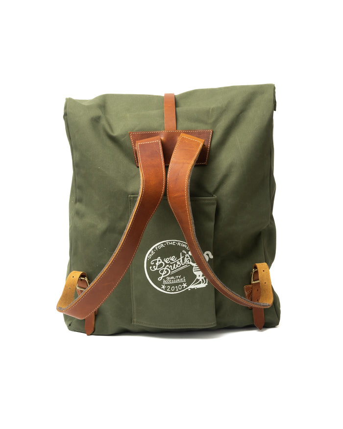 Eat Dust Chopper Backpack Big Canvas Khaki