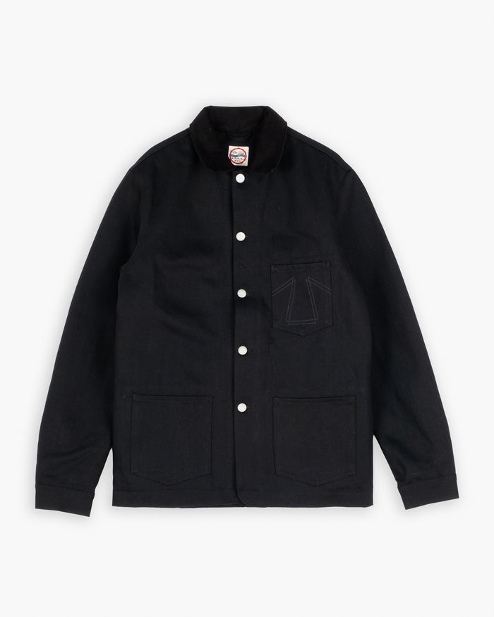 eat dust Chore Jacket 673 Black Denim