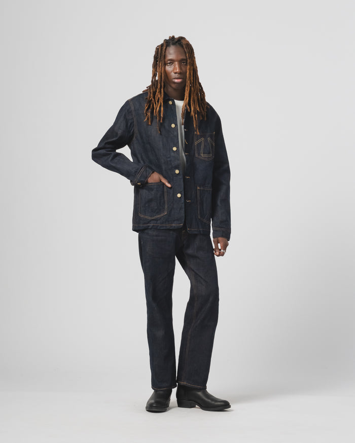 Eat Dust Chore Jacket 673 Selvedge Denim
