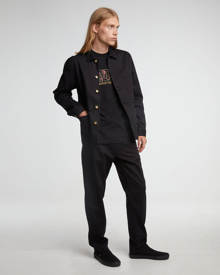 Eat Dust Chore Jacket Garage Cotton Black