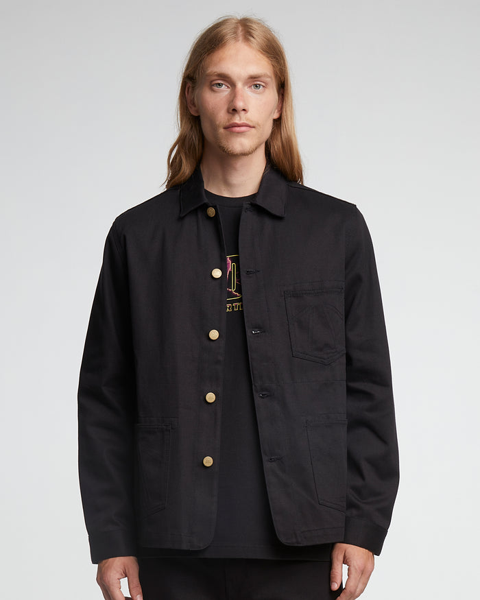 Eat Dust Chore Jacket Garage Cotton Black