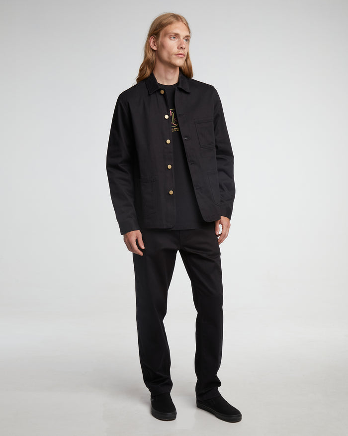 Eat Dust Chore Jacket Garage Cotton Black