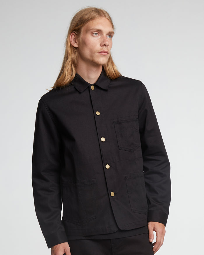 eat dust Chore Jacket Garage Cotton Black