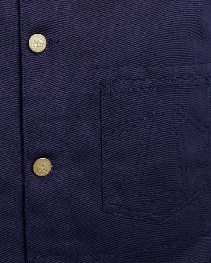 Eat Dust Chore Jacket Garage Cotton Navy