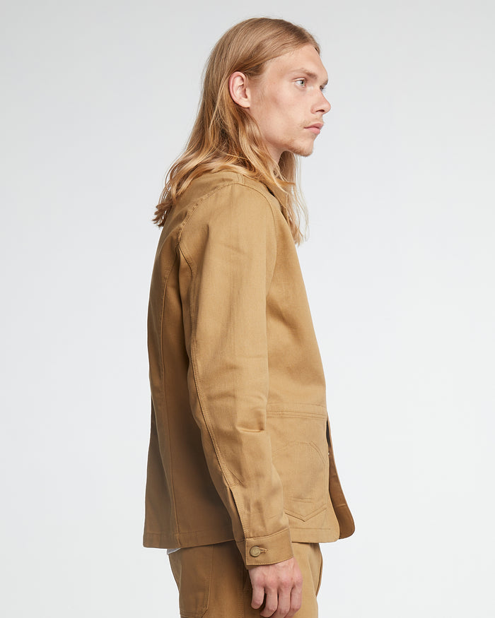 Eat Dust Chore Jacket Garage Cotton Sand