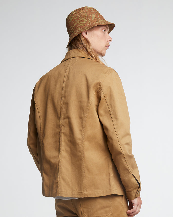 Eat Dust Chore Jacket Garage Cotton Sand