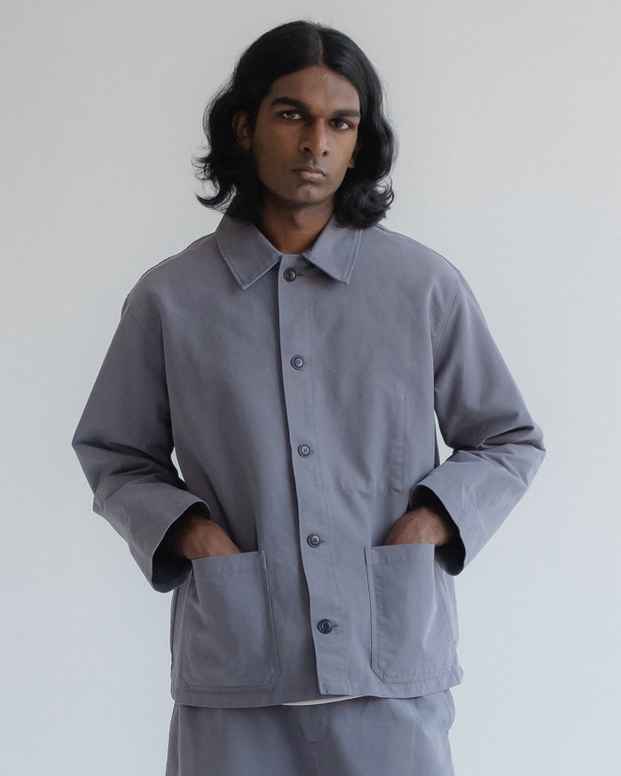 Eat Dust Coach Jacket Nebraska Cotton Charcoal