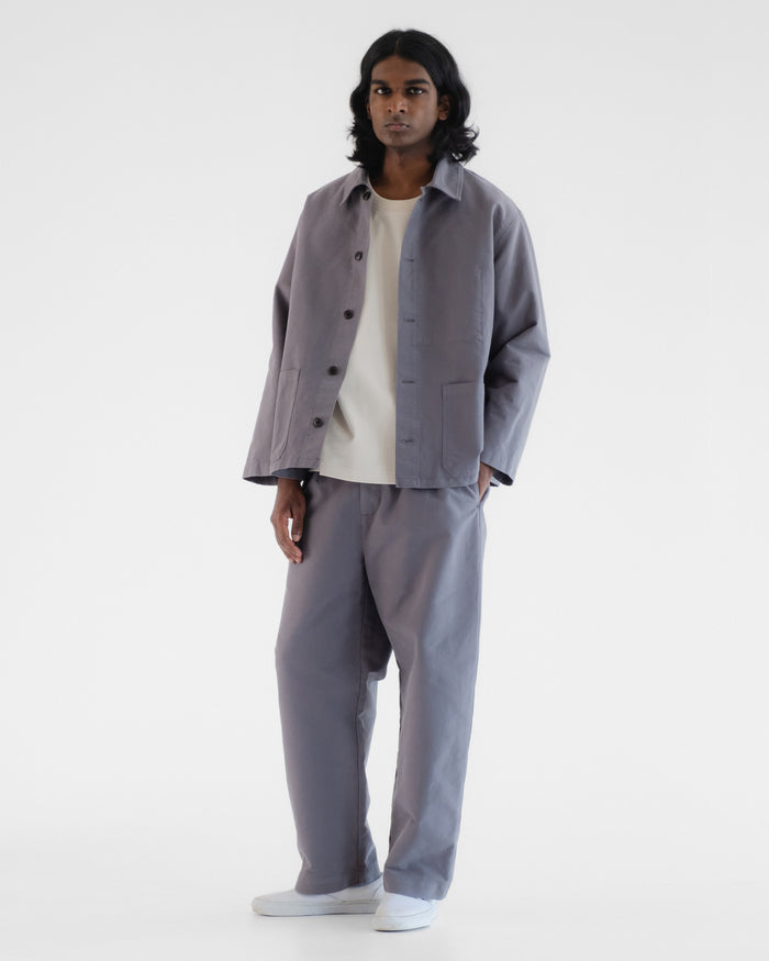 Eat Dust Coach Jacket Nebraska Cotton Charcoal