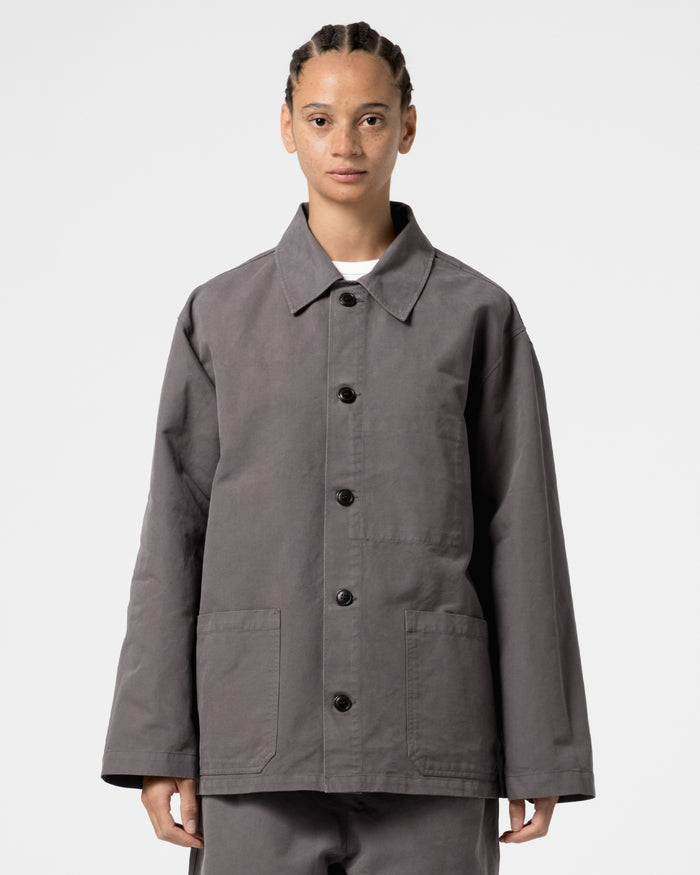 Eat Dust Coach Jacket Nebraska Cotton Charcoal