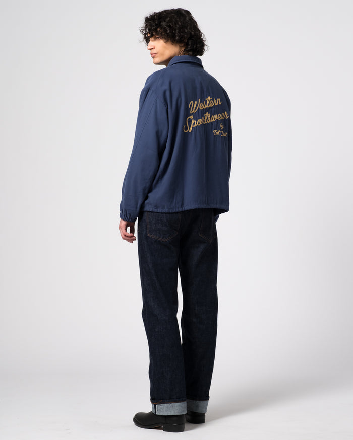 Eat Dust Dago Jacket Duke Rayon Faded Blue