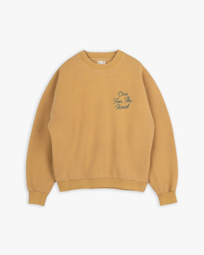 eat dust Detroit Sweater Basic Fleece Honey