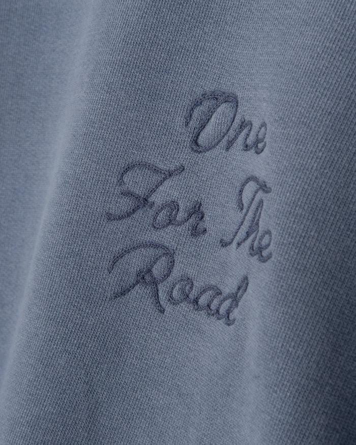 Eat Dust Detroit Sweater Basic Fleece Riviera Blue