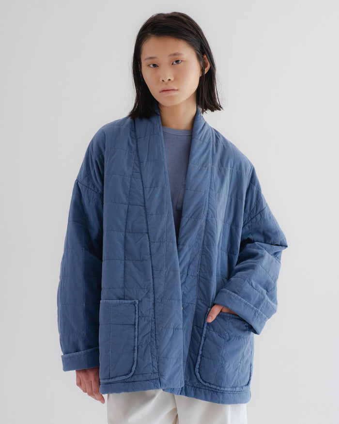 Eat Dust Edo Jacket Cotton Quilt Infinity Blue