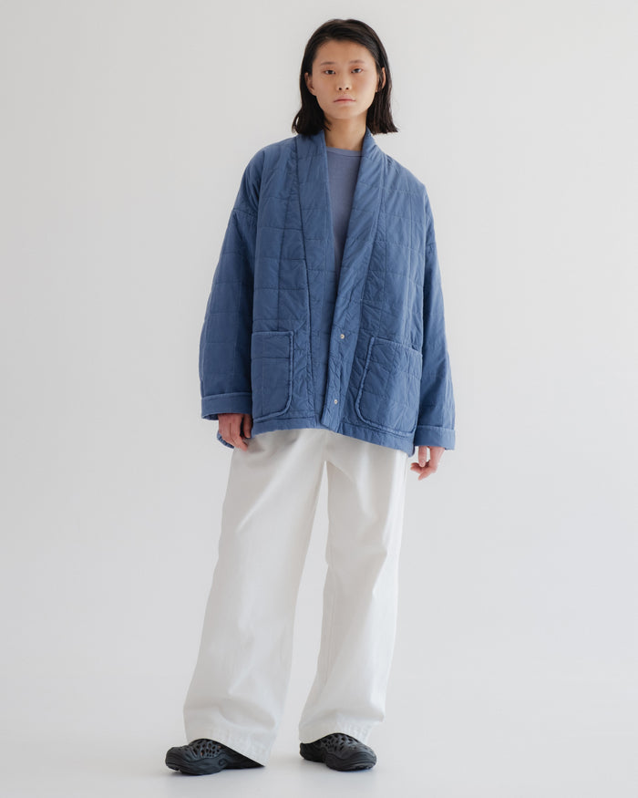 Eat Dust Edo Jacket Cotton Quilt Infinity Blue