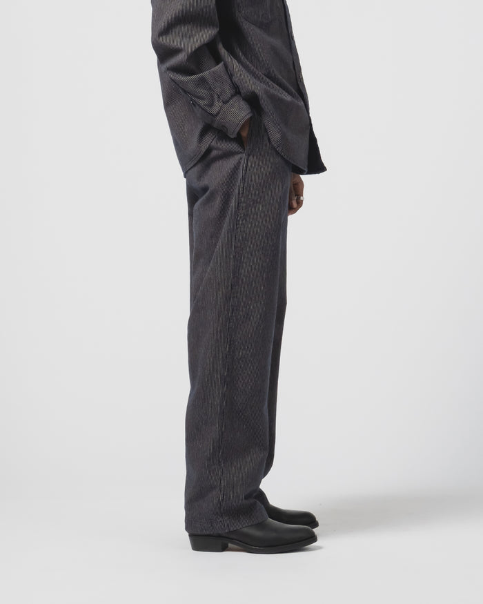 Eat Dust Frisco Chino Boro Stripes Navy/Ecru