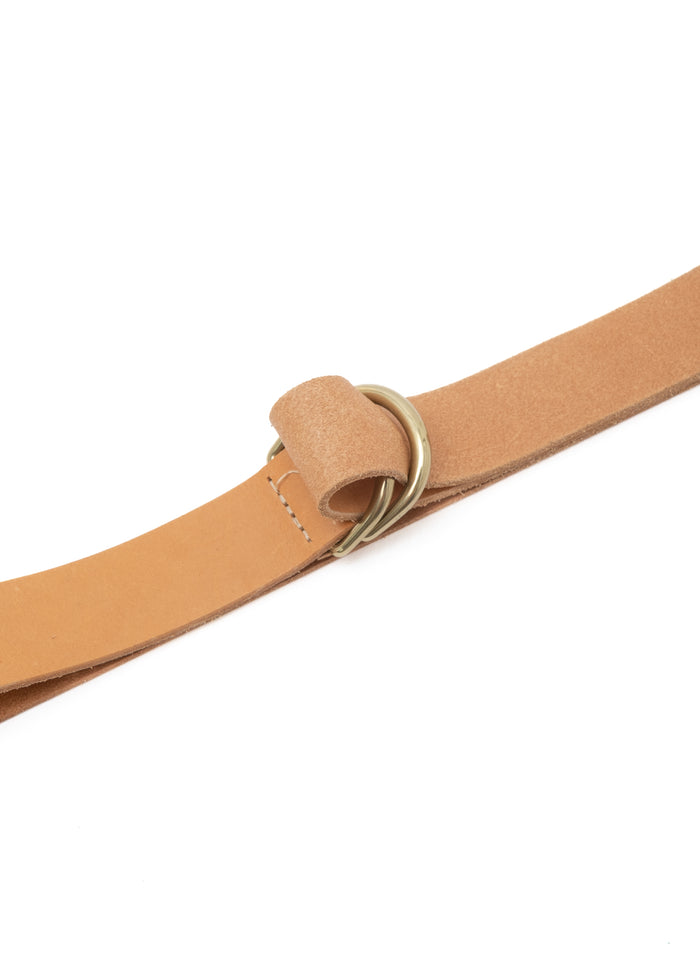 Eat Dust G.o.D Belt Long Leather Natural