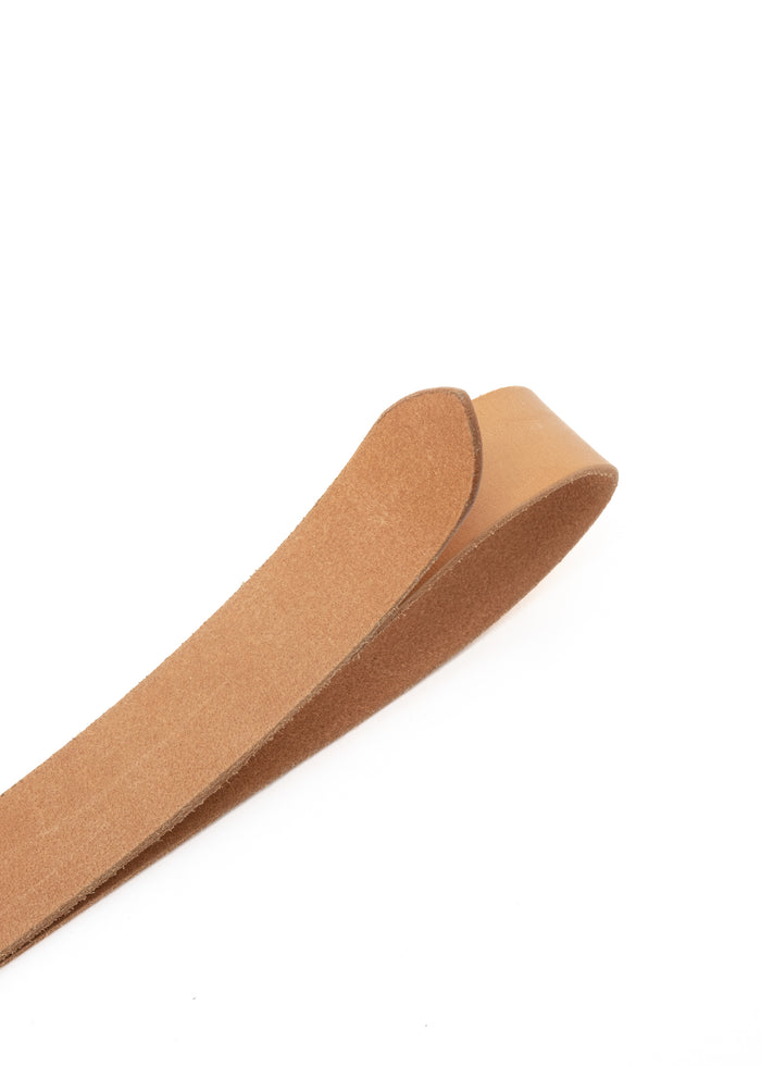 Eat Dust G.o.D Belt Long Leather Natural