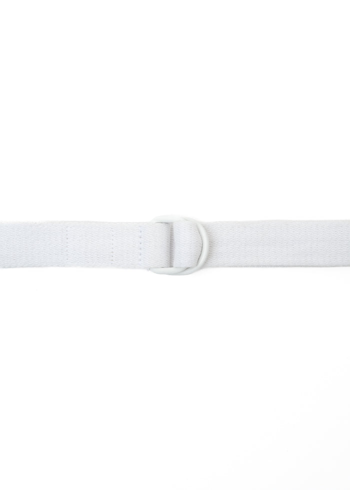 Eat Dust G.o.D Belt Webbing Canvas White