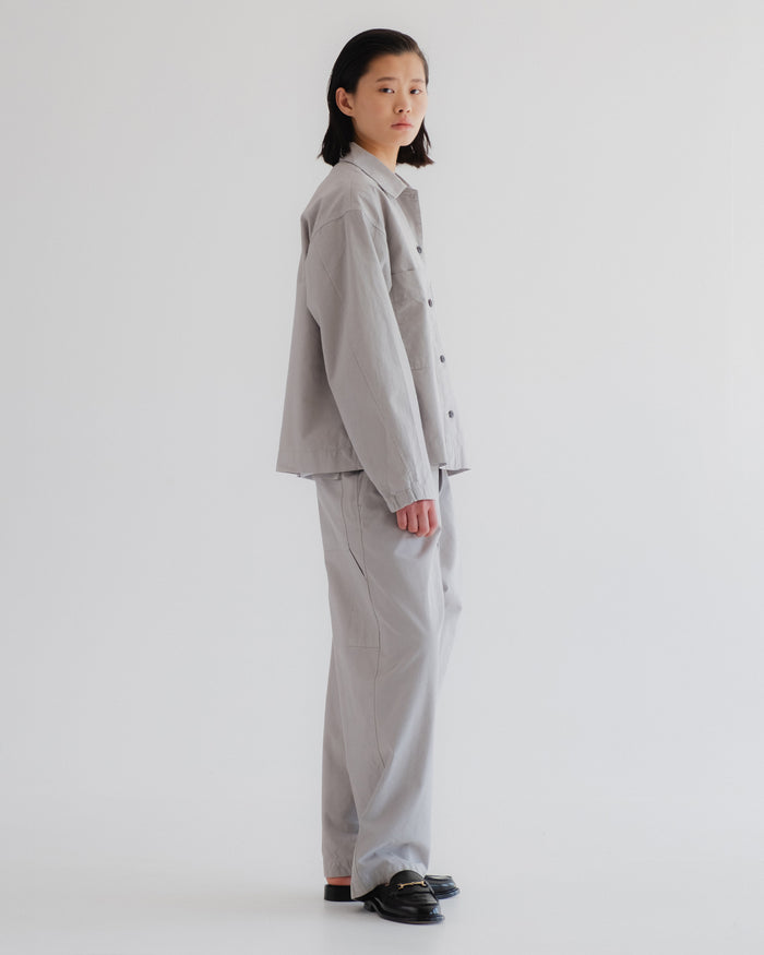 Eat Dust G.o.D British Worker Cotton Linen Oyster