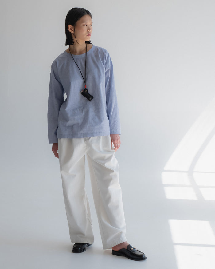 Eat Dust G.o.D Gardener Smock Linen Poplin Blue