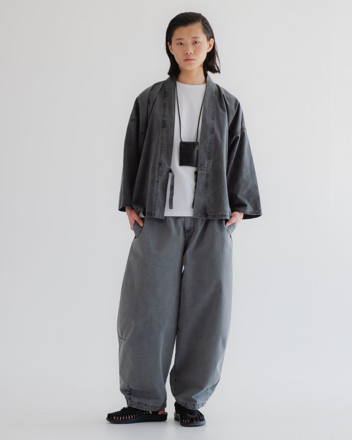 Eat Dust G.o.D Kimono Fine Broken Twill Asphalt