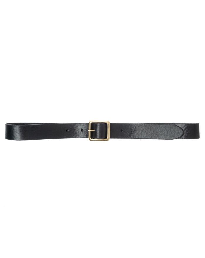 eat dust G.o.D Leather Classic Belt Black