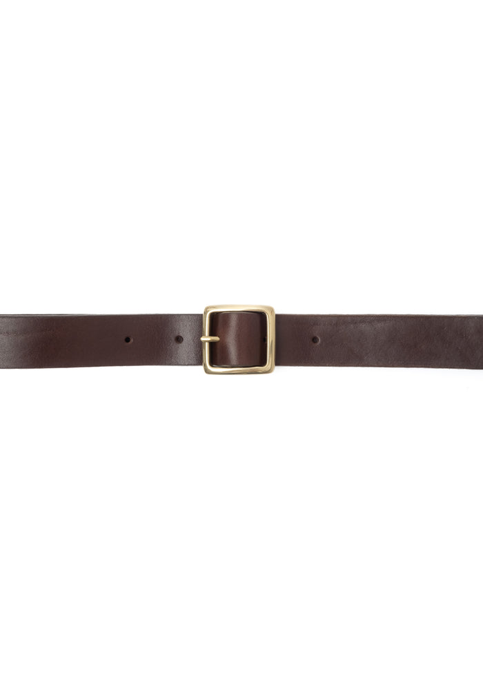 Eat Dust G.o.D Leather Classic Belt Brown